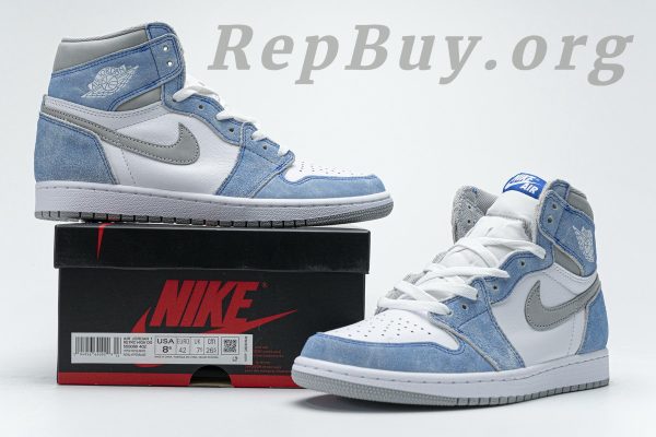 Top Version Air Jordan 1 Retro High Hyper Royal Smoke Grey 555088-402 - Image 25