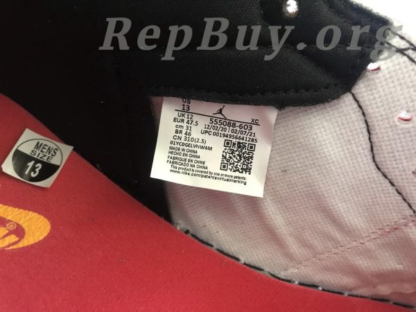 Top Version Air Jordan 1 High OG Light Fusion Red 555088-603 - 图片 3