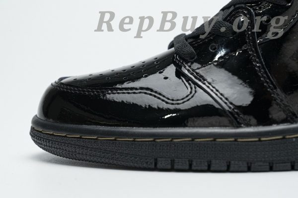 Top Version Air Jordan 1 Retro High Black Metallic Gold (2020) 555088-032 - Image 11