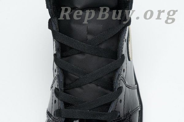 Top Version Air Jordan 1 Retro High Black Metallic Gold (2020) 555088-032 - Image 13