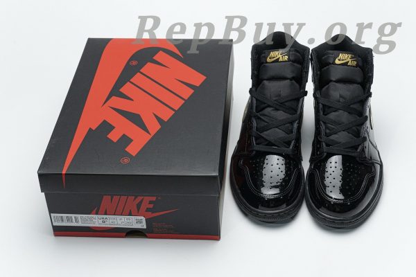 Top Version Air Jordan 1 Retro High Black Metallic Gold (2020) 555088-032 - Image 25