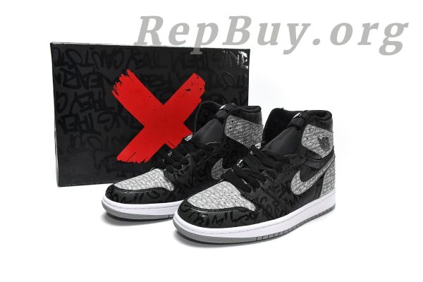 Top Version Air Jordan 1 High OG Rebellionaire 555088-036 - 图片 20