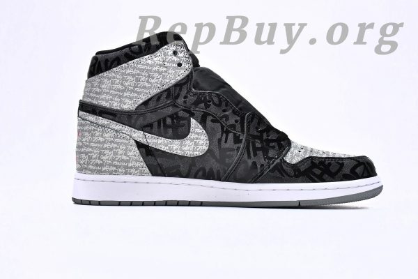 Top Version Air Jordan 1 Retro High OG Rebellionaire 555088-036 - 图片 4