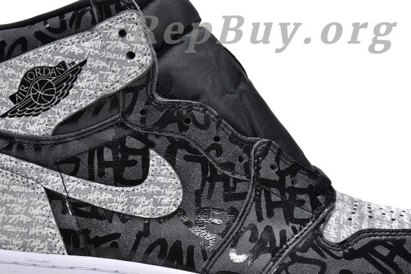 Top Version Air Jordan 1 Retro High OG Rebellionaire 555088-036 - 图片 2