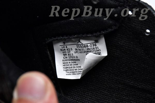 Top Version Air Jordan 1 Retro High OG Rebellionaire 555088-036 - 图片 9