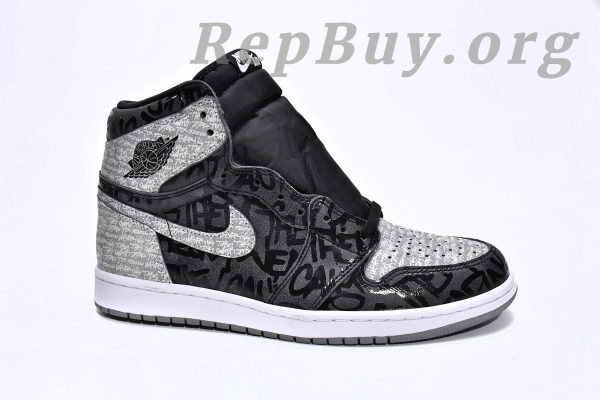 Top Version Air Jordan 1 Retro High OG Rebellionaire 555088-036 - 图片 13