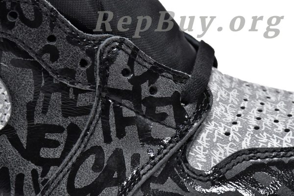 Top Version Air Jordan 1 Retro High OG Rebellionaire 555088-036 - 图片 14