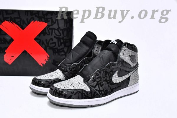 Top Version Air Jordan 1 Retro High OG Rebellionaire 555088-036 - 图片 20