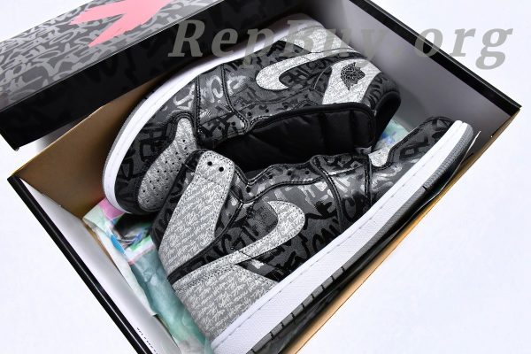 Top Version Air Jordan 1 Retro High OG Rebellionaire 555088-036 - 图片 19