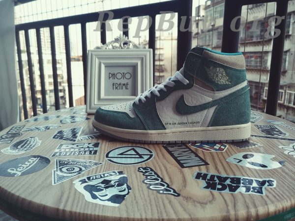 Top Version Air Jordan 1 Retro High Turbo Green 555088-311 - 图片 10