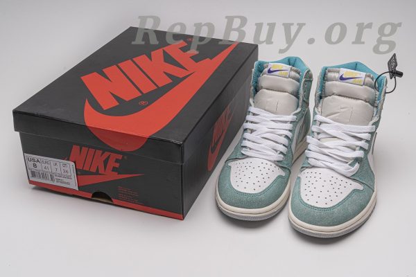 Top Version Air Jordan 1 Retro High Turbo Green 555088-311 - 图片 19