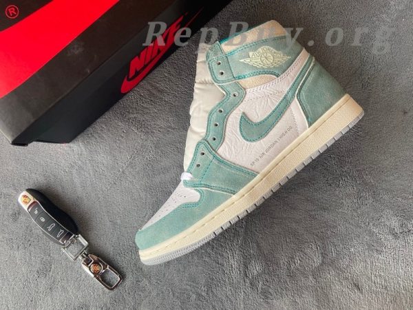 Top Version Air Jordan 1 Retro High Turbo Green 555088-311 - 图片 5