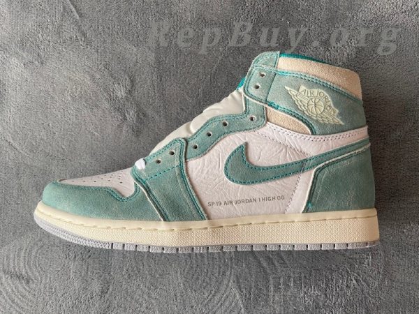 Top Version Air Jordan 1 Retro High Turbo Green 555088-311 - 图片 4