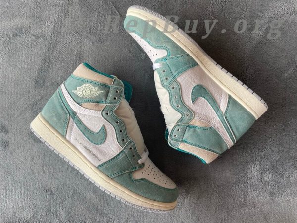 Top Version Air Jordan 1 Retro High Turbo Green 555088-311 - 图片 10