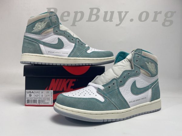 Top Version Air Jordan 1 Retro High Turbo Green 555088-311 - 图片 21