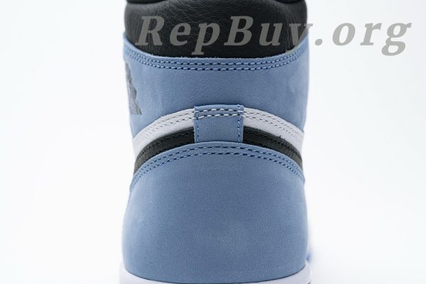 Top Version Air Jordan 1 Retro High White University Blue Black 555088-134 - 图片 12