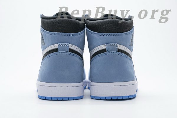Top Version Air Jordan 1 Retro High White University Blue Black 555088-134 - 图片 13