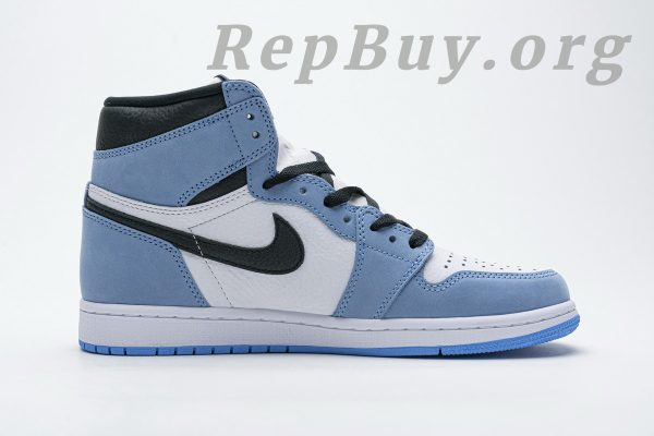 Top Version Air Jordan 1 Retro High White University Blue Black 555088-134 - 图片 19
