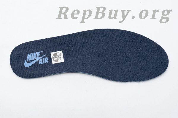 Top Version Air Jordan 1 Retro High White University Blue Black 555088-134 - 图片 18