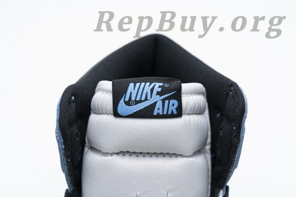 Top Version Air Jordan 1 Retro High White University Blue Black 555088-134 - Image 10