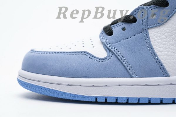 Top Version Air Jordan 1 Retro High White University Blue Black 555088-134 - Image 13