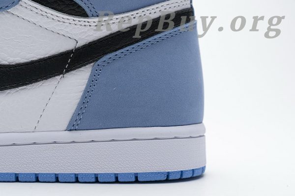 Top Version Air Jordan 1 Retro High White University Blue Black 555088-134 - Image 15