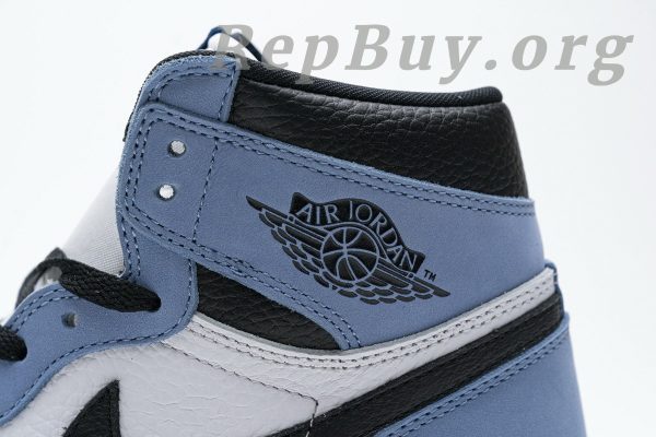 Top Version Air Jordan 1 Retro High White University Blue Black 555088-134 - Image 16