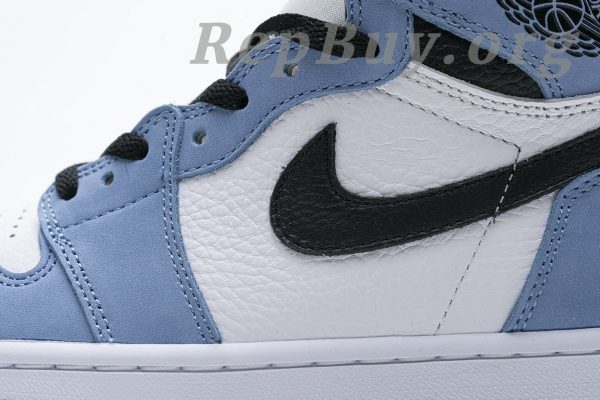 Top Version Air Jordan 1 Retro High White University Blue Black 555088-134 - Image 14