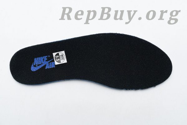 Top Version Air Jordan 1 Retro High White University Blue Black 555088-134 - Image 22