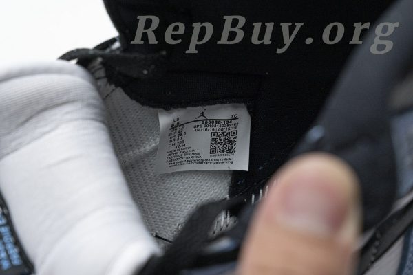 Top Version Air Jordan 1 Retro High White University Blue Black 555088-134 - Image 18