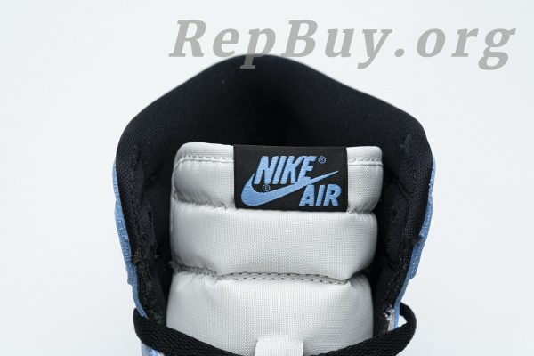 Top Version Air Jordan 1 Retro High White University Blue Black 555088-134 - 图片 6
