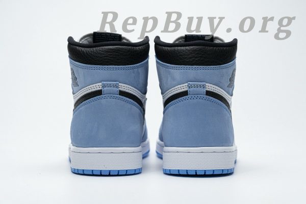 Top Version Air Jordan 1 Retro High White University Blue Black 555088-134 - 图片 14