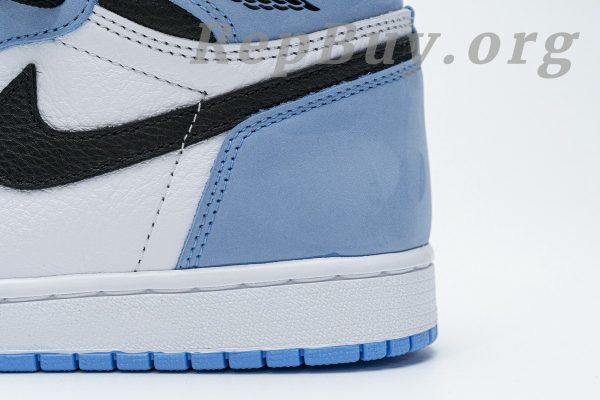 Top Version Air Jordan 1 Retro High White University Blue Black 555088-134 - 图片 11