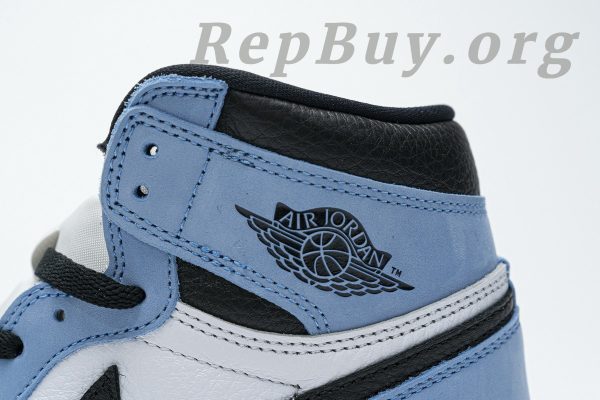 Top Version Air Jordan 1 Retro High White University Blue Black 555088-134 - 图片 12