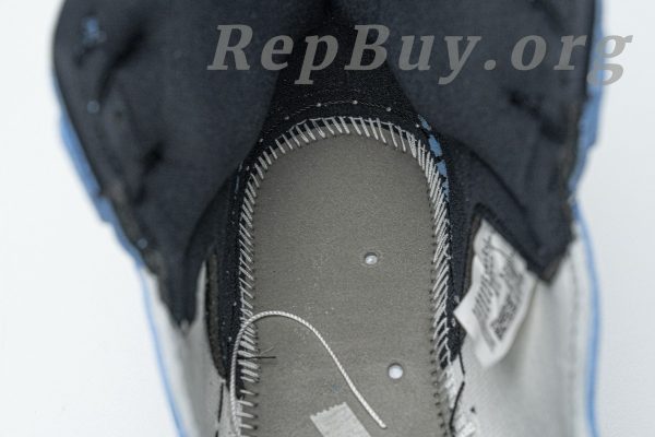 Top Version Air Jordan 1 Retro High White University Blue Black 555088-134 - 图片 19