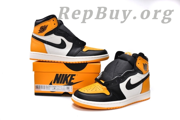 Top Version Air Jordan 1 High OG Yellow Toe 555088-711 - 图片 3