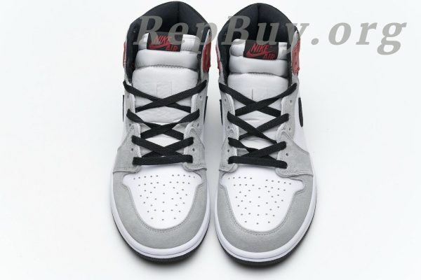 Top Version Air Jordan 1 Retro High Light Smoke Grey 555088-126 - 图片 3