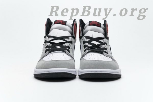 Top Version Air Jordan 1 Retro High Light Smoke Grey 555088-126 - 图片 4