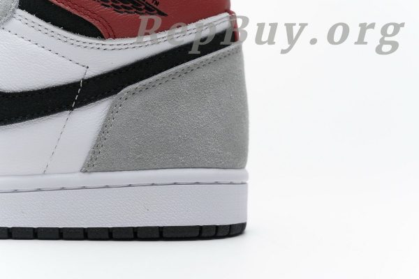 Top Version Air Jordan 1 Retro High Light Smoke Grey 555088-126 - 图片 8