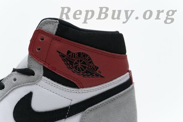 Top Version Air Jordan 1 Retro High Light Smoke Grey 555088-126 - 图片 7