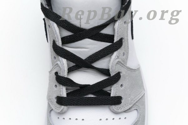 Top Version Air Jordan 1 Retro High Light Smoke Grey 555088-126 - 图片 12