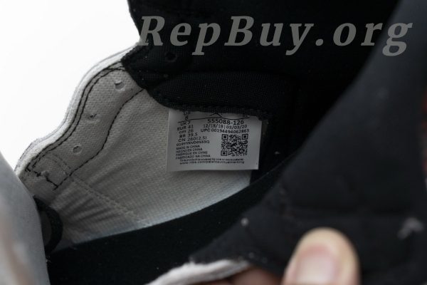 Top Version Air Jordan 1 Retro High Light Smoke Grey 555088-126 - 图片 21