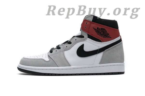 Top Version Air Jordan 1 Retro High Light Smoke Grey 555088-126