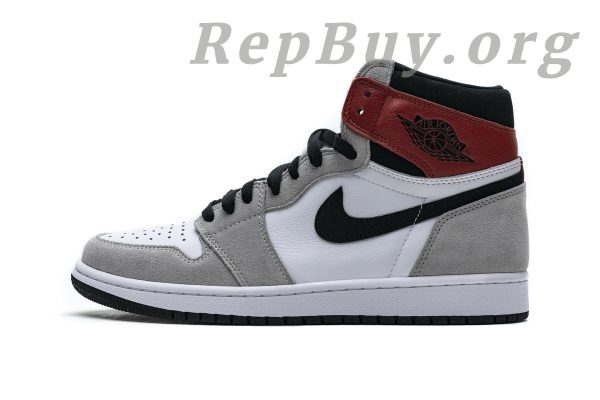Top Version Air Jordan 1 Retro High Light Smoke Grey 555088-126 - 图片 2