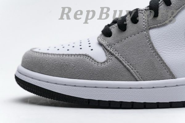 Top Version Air Jordan 1 Retro High Light Smoke Grey 555088-126 - 图片 6