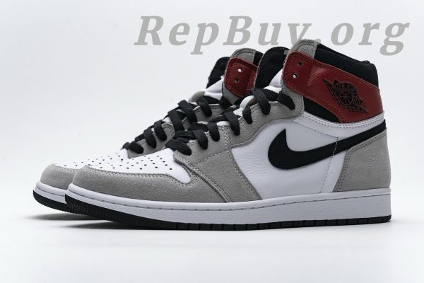 Top Version Air Jordan 1 Retro High Light Smoke Grey 555088-126 - 图片 12