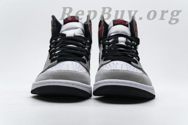 Top Version Air Jordan 1 Retro High Light Smoke Grey 555088-126 - 图片 13