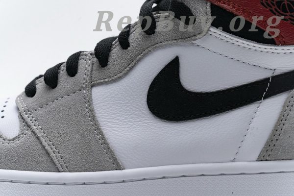 Top Version Air Jordan 1 Retro High Light Smoke Grey 555088-126 - 图片 7