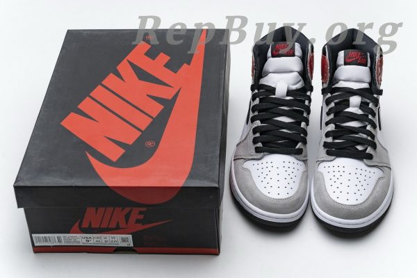 Top Version Air Jordan 1 Retro High Light Smoke Grey 555088-126 - 图片 23