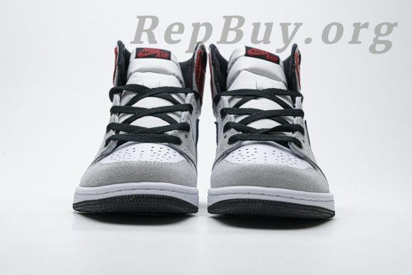 Top Version Air Jordan 1 Retro High Light Smoke Grey 555088-126 - 图片 3